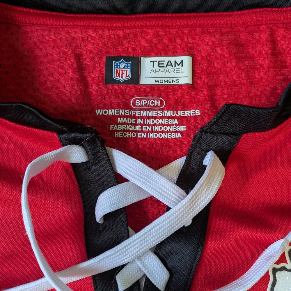 NFL Kansas City Chiefs Red Lace-Up Top - Picture 3 of 7